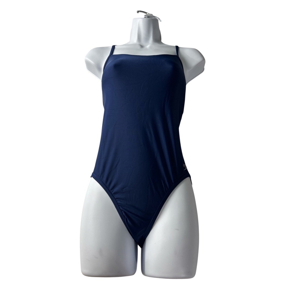 Speedo ProLT Women's Swimsuit Size 6/32 Navy Blue One Piece